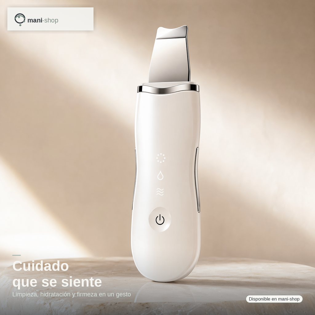 Espatula ultrasonica limpiadora peeling